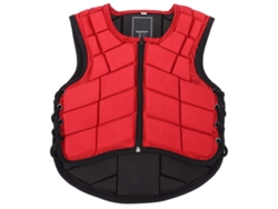 Chaleco protector ecuestre, chaleco de seguridad infantil para montar a caballo con acolchado extendido para absorción de impactos y reducción de impactos, tapete