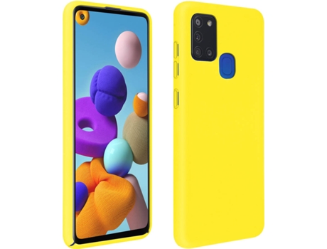 Funda Samsung Galaxy A21s AVIZAR BACK-FAST-YL-A217F Amarillo