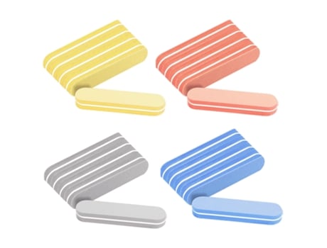 Mini Lima De Uñas De Limas De Uñas De Grano Reutilizable, Bloque De Pulido De Uñas De Doble Cara Para Arte De Uñas -Style2 ZMDECQNA