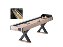 Mesa de juego de tejo y bolos 2 en 1 de 274 cm con LED Tekmaquinas
