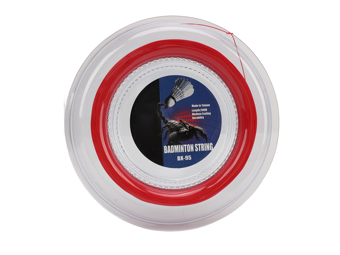 Hilo Para Desmontar Raquetas De Bádminton Con Alta Elasticidad Y Resistencia Al Desgaste, Fibra De Resina Roja.