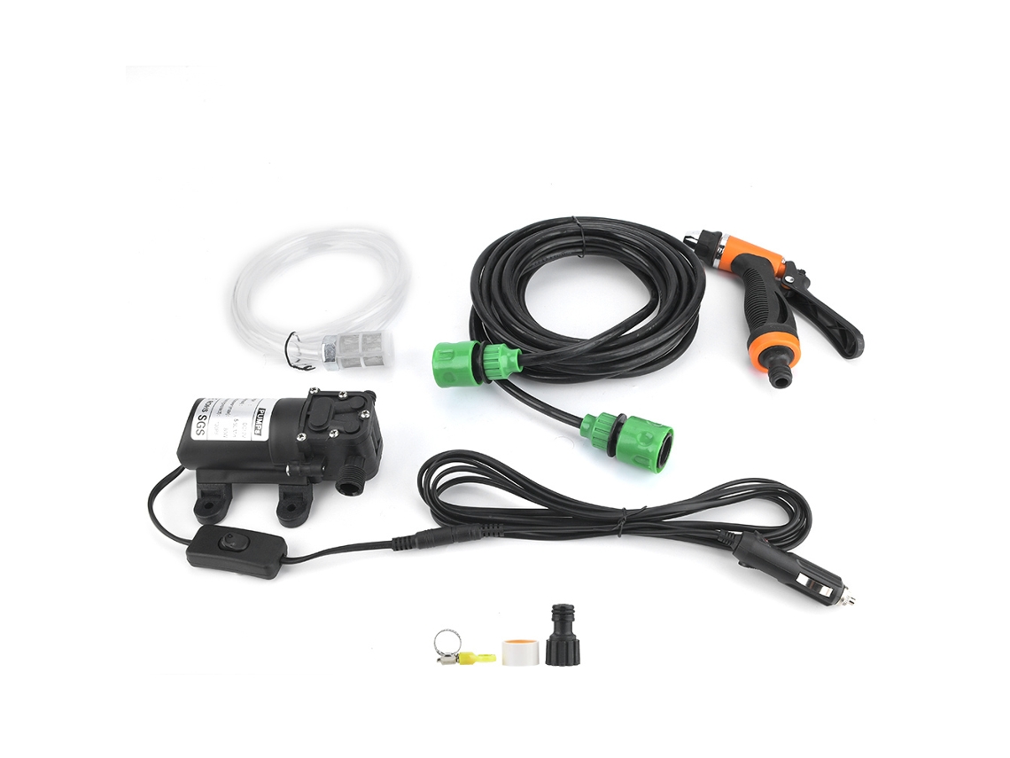 Kit de limpieza eléctrica para coches de 12 V: bomba, pistola y conector | Limpieza de coches