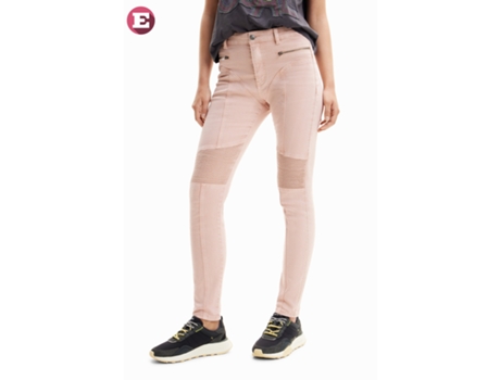 Pantalones de Vaquero de Mujer DESIGUAL Martinika Rosa (42)