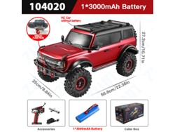 Coche RC 1/10 Profesional 4x4 Todoterreno 2.4G con Luz, Escalada Eléctrica Grande Aeuzwr
