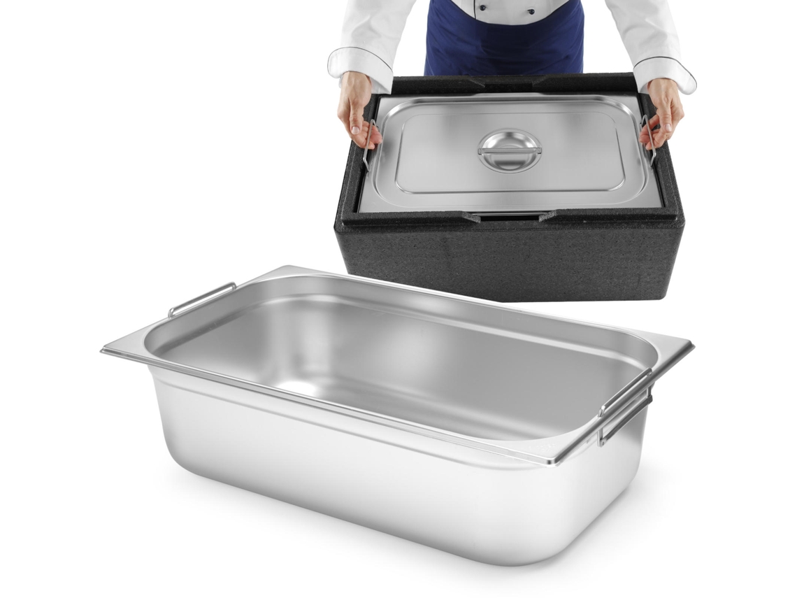 Pojemnik Gastronomiczny Gn 1/1 Z Chowanymi Uchwytami 530x325x150mm 21l 817148 HENDI