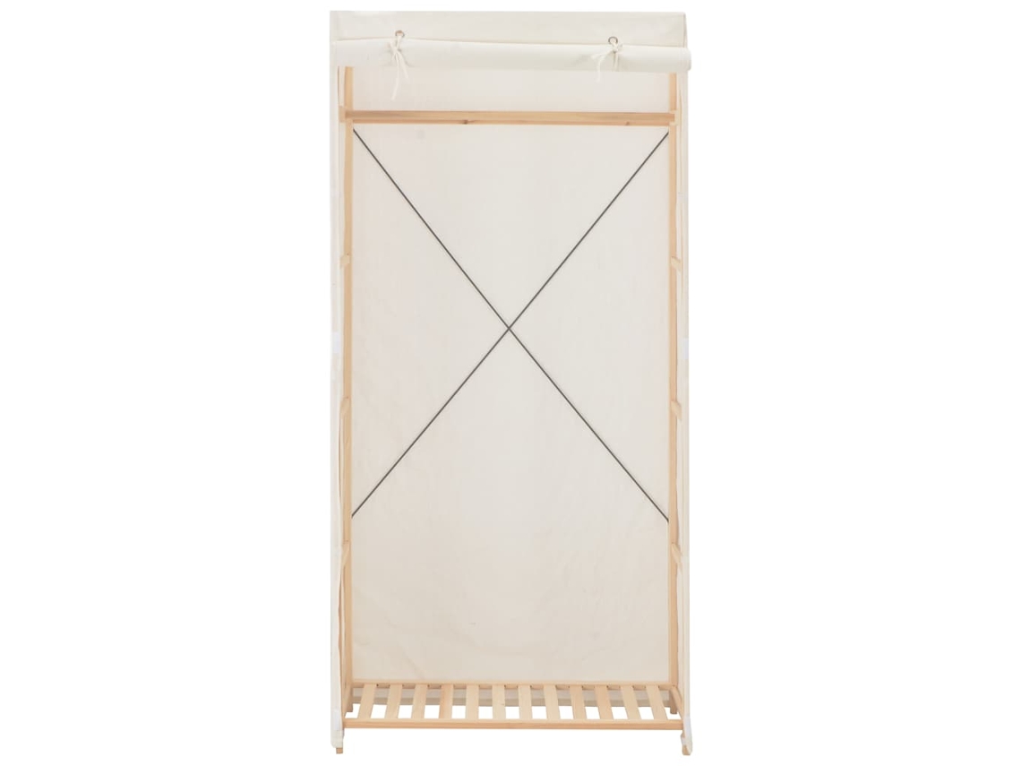 Maison Exclusive - Armario De Tela Blanco 79x40x170 Cm