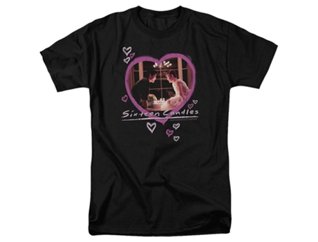 Camiseta ROCKINSTONE Tarta de Cumpleaños Dieciséis Velas (XXXL)