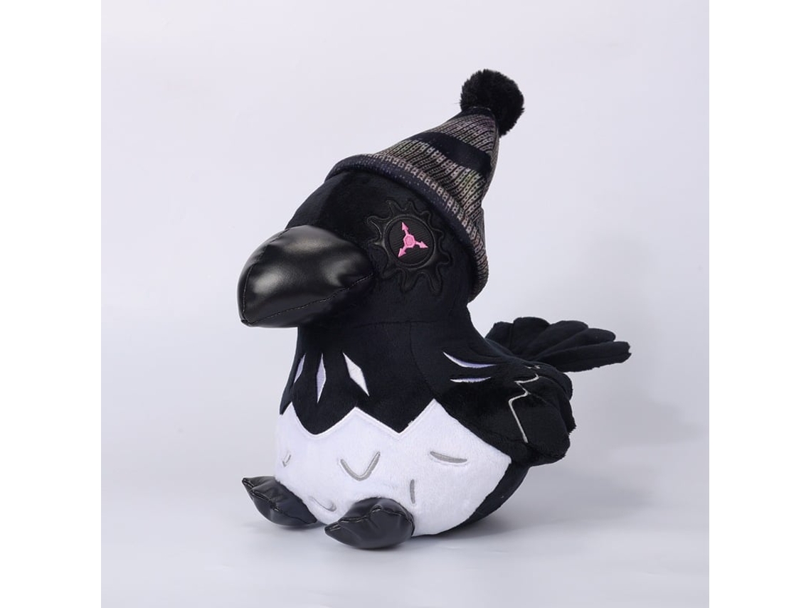 Peluche De Cuervo Anime, Wuji, 25 Cm, 285 G, Muñeco Suave.