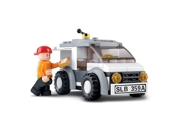 Construcción SLUBAN Aviation Express - Carro Miniatura (Edad Mínima: 6 - 75 Piezas)