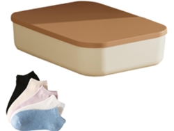 Caja De Almacenamiento Con Tapa Y Asa - Apilable - Ideal Para Cocina/armario/baño/dormitorio/juguetes/alimentos