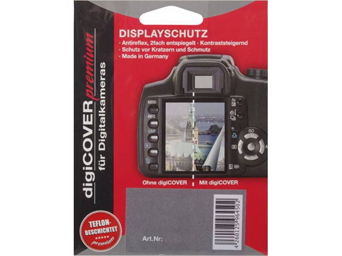 Protector de Pantalla DIGICOVER Screen Protector Premium f/ Sony DSC-T300