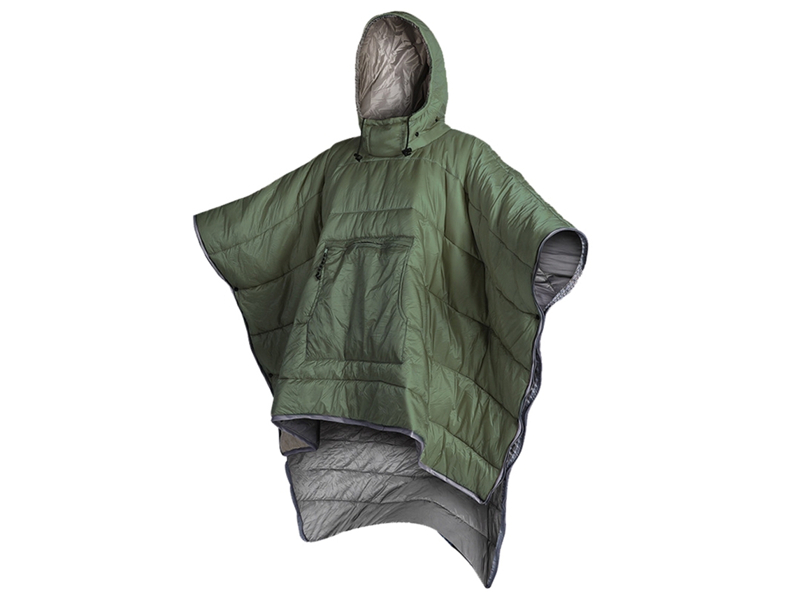 Saco De Dormir Cálido Para Acampar Al Aire Libre, Estilo Capa, Invierno