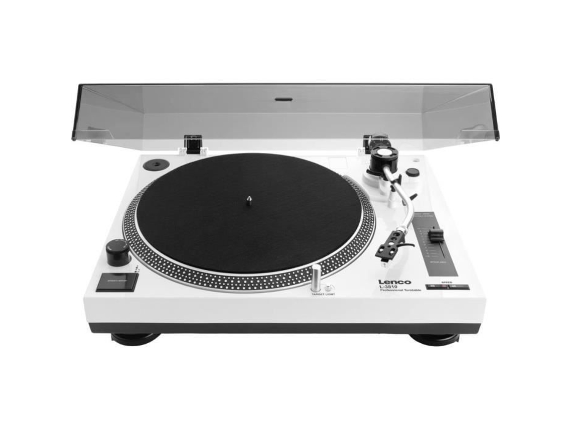 Tocadiscos USB LENCO Blanco Direct Drive