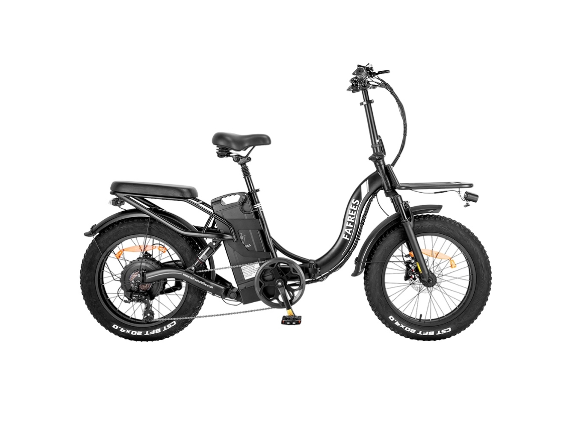 Bicicleta eléctrica FAFREES F20 X-Max 20x4.0 pulgadas Neumático ancho 750W Motor sin escobillas 48V 30AH Batería Velocidad máxima predeterminada 25km/h Negro