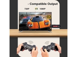 Consola De Juegos Portátil Con Más De 30.000 Juegos Integrados, Dos Mandos Inalámbricos Y Salida Hdmi 1080p.