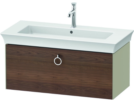 DURAVIT Tulip blanco, mueble de lavabo colgado en la pared, ancho 984 x fondo 458mm, con 1x extraíble, con tirador, WT42520