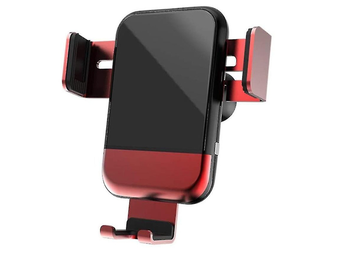 Cargador Carro Qi Fast Gravidade Auto Para Apple, Samsung Yizhood Rojo