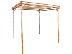 Pérgola de bambú 170x170x220 cm Dkd Home Decor