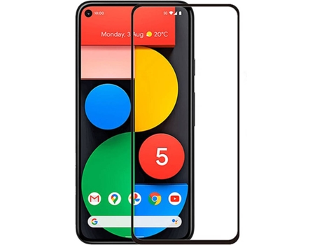 Protectores Cristal Templado Google Pixel 5 Phoneshield 9H Total Negro