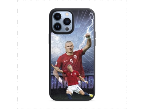 Funda Móvil Oficial Norges Fotballforbund para iPhone 14 Pro Max PHONECASES3D Piel Sintética Negro