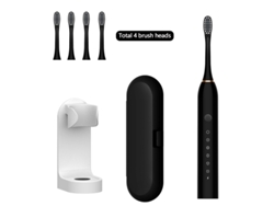 Escova de Dentes Elétrica JL-EIGHT X-3 MAX Preto (45000 Rpm - 6 Modos - Recarregável)