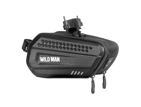 Bolsa de sillín bicicleta impermeable con doble compartimento 1,2L WILDMAN ES7