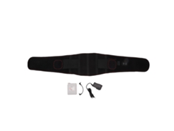 Cinturón Lumbar Inalámbrico Con Calefacción Y Masaje Vibratorio Para El Dolor De Espalda, 105 Cm.