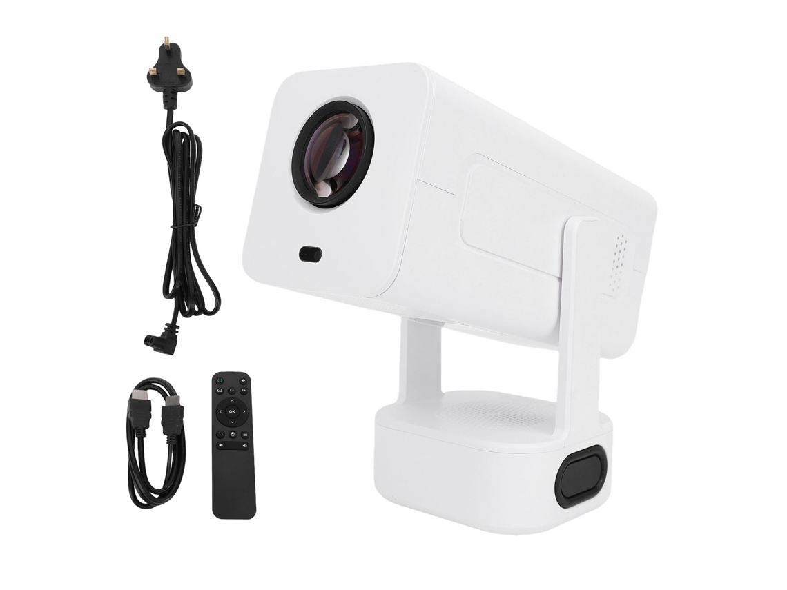 Proyector 4k Ultra Hd Wifi Bluetooth 5.2 Película Con Control Remoto Plug Uk