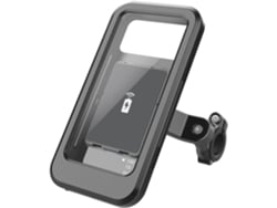 Soporte Impermeable Para Teléfono De Motocicleta Y Funda Para Manillar Con Cable De Carga Seguro