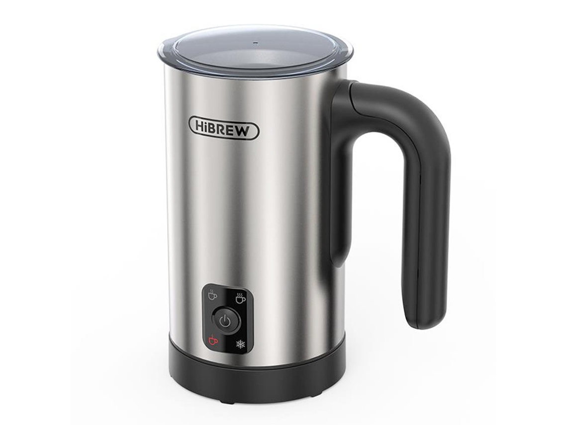 Espumador de leche 4 en 1 Hibrew M3a, calentador de leche totalmente automático, espumador de leche caliente/fría, capacidad de espuma de 130 ml
