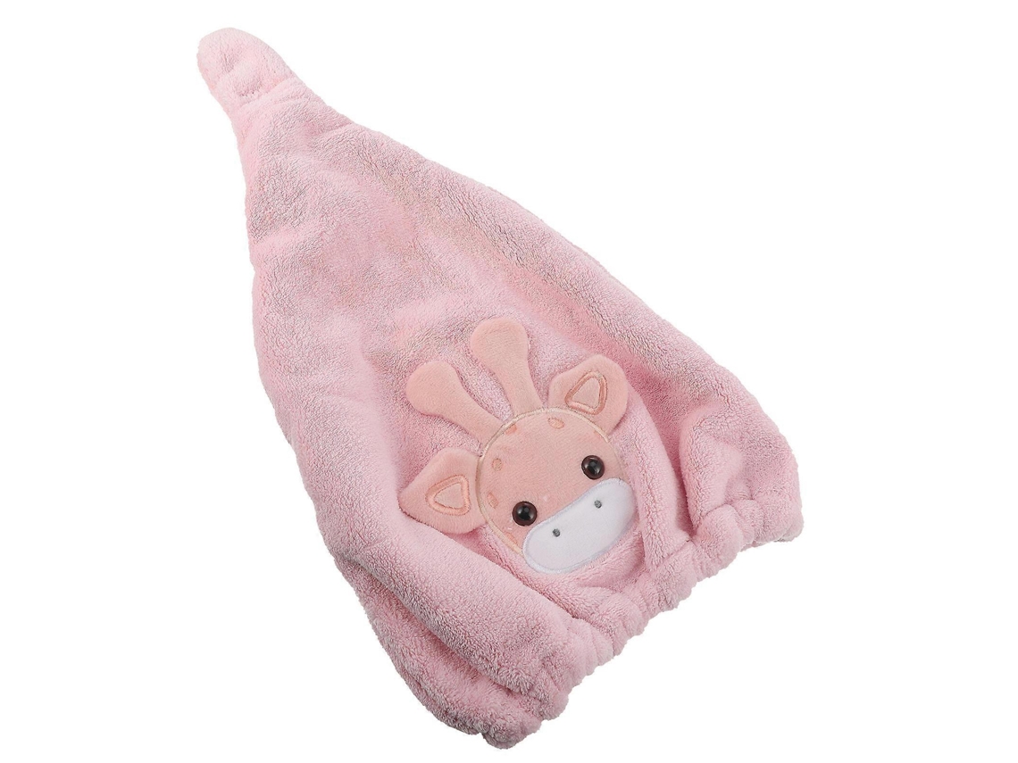 Toalla absorbente para secar el cabello con estampado de ciervos, de secado rápido, ideal para el baño femenino. Rosewell (1 juego)