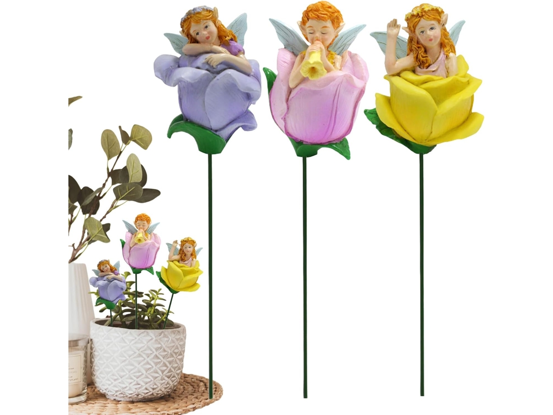 Decoración De Jardín, 3 Piezas, Miniaturas Decorativas Para Uso Exterior Para Caminos, Patio, Césped, Navidad