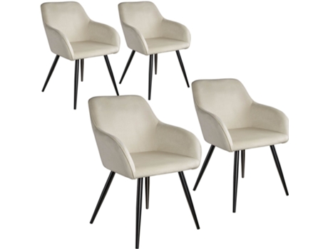 4 Silla TECTAKE De Terciopelo De Marilyn