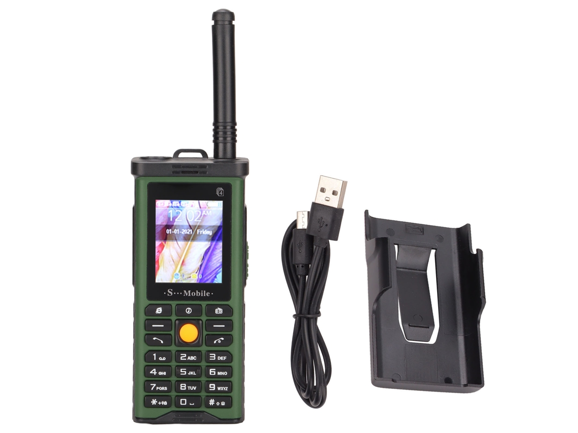 Telefone Móvel Desbloqueado Sg8800 Retro 2g 4 Chips Botões Grandes Bateria 2400mah Para Idosos Verde