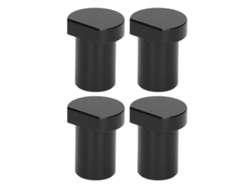 4pcs Blocos De Limite De Mesa Para Marcenaria Bancada Multifuncional Travões De Pino Diam 20mm Preto