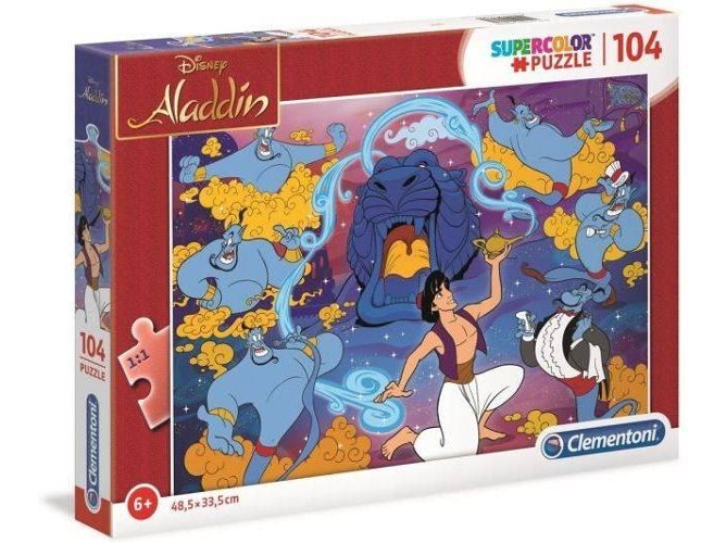 Puzzle CLEMENTONI Aladdin (104 Piezas)