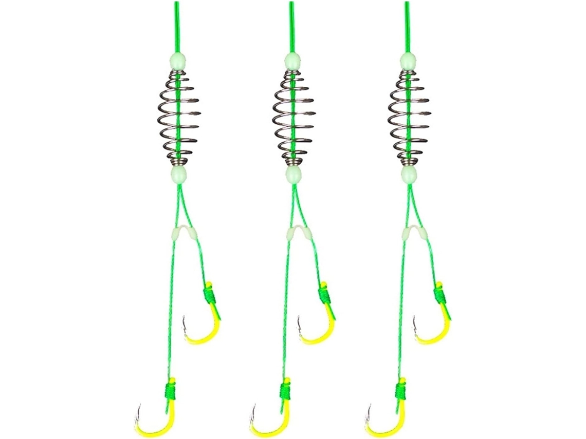 Juego De 5 Anzuelos Pesca Portátiles Moisture Circle Fish, Anzuelo Acero Doble Banda Con Accesorios Pe Para...