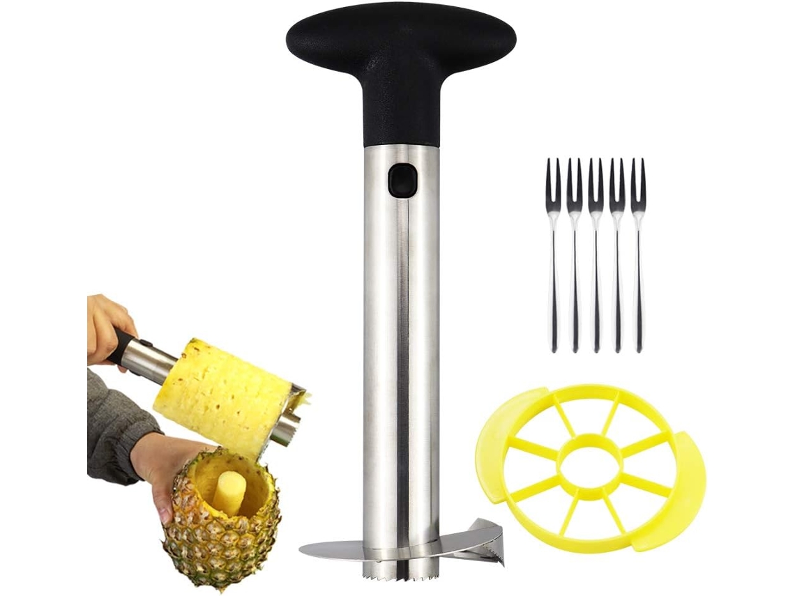 Cortador de piña, herramienta de acero inoxidable para el hogar y la cocina