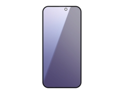 Protector de Pantalla Templado para iPhone 15 Pro AVIZAR Vidrio Templado Negro