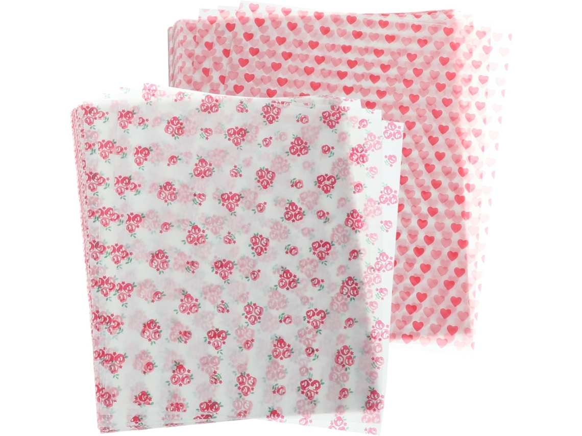 100 Hojas De Papel Antiadherente Para Envolver Alimentos, Sándwiches Y Wraps.