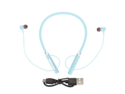 Fones De Ouvido Neckband Sem Fio Bluetooth 5.2 Ipx5 À Prova D'água Bass Aprimorado Com Design Magnético Azul