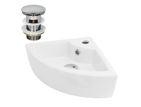 Lavabo ML-DESIGN (46 x 33 x 13 - Cerámica - Blanco)