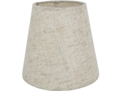 Lámpara De Tela De Lino - 14 Cm - Lámpara De Pared Con Cúpula De Tela