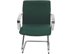Silla de Escritorio Operativa PYC Caudete Patin TecID Verde (Brazos Fijos - Tejido)