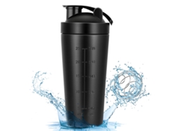 Vaso mezclador de fitness de una sola capa - 700 ml plateado MEOIRUERY