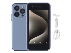 Smartphone Pequeno 3.5 Polegadas Dual Sim 4gb 64gb 2000mah Câmeras 5mp 8mp Android 10 Tela Touch Azul
