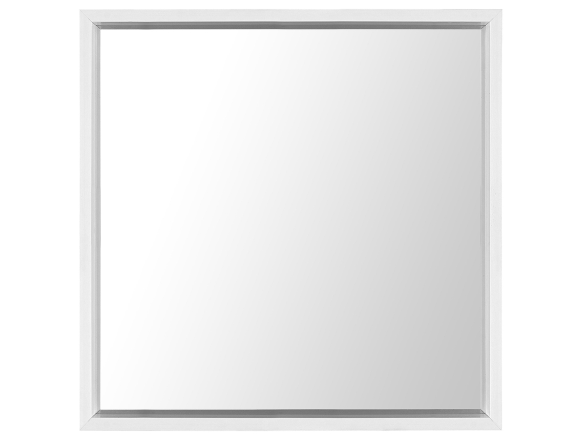 Espejo BELIANI Brignoles de Material sintético Blanco 50x4x50