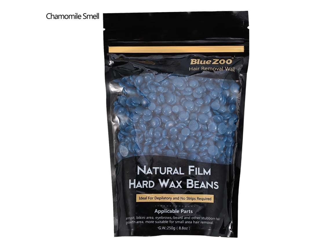 Cerillas De Cera Dura Para Depilación Corporal Blue Zoo 250g Cera Natural Con Olor A Manzanilla