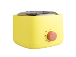 Máquina Calentador De Cera Eléctrico Antiadherente Con Perilla De Rotación, Pot De Cera Para Depilación Amarillo Plug Eu