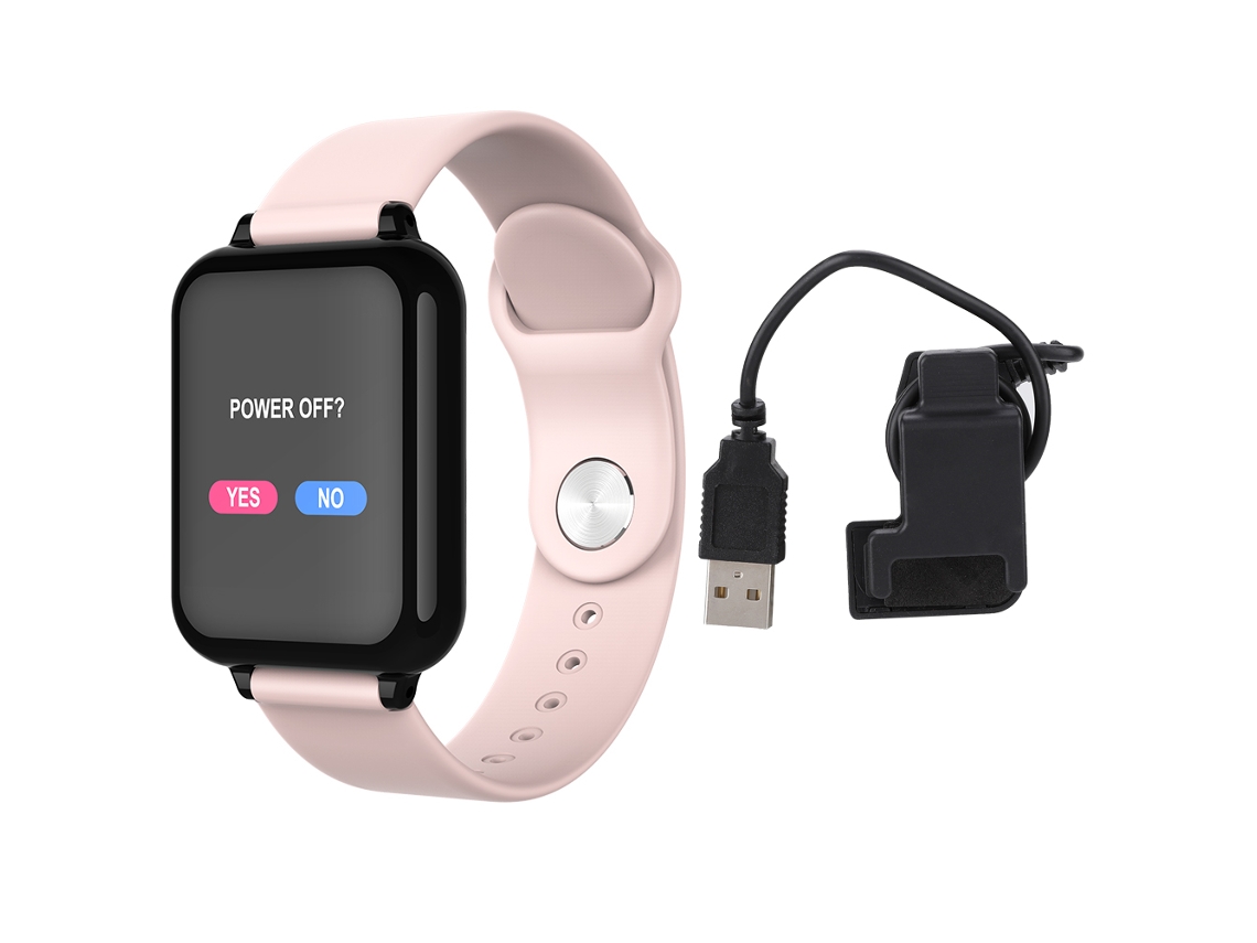 Pulsera Inteligente De Frecuencia Cardíaca Y Presión Arterial Con Pantalla De 1.3 Pulgadas, Deportiva, Impermeable, Rosa